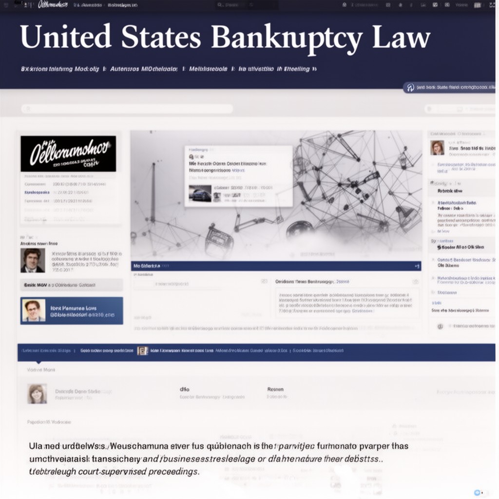 AI-generated illustration of United States bankruptcy law