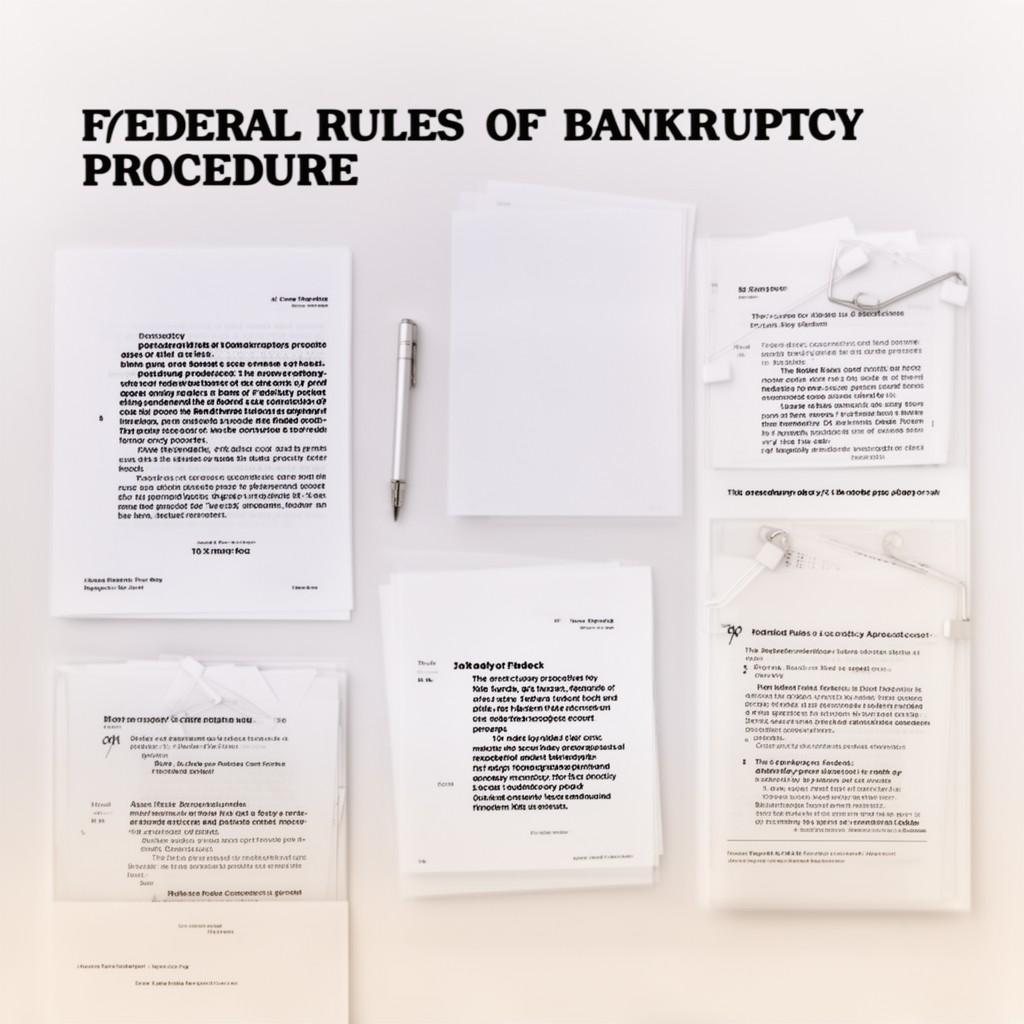 AI-generated illustration of Federal Rules of Bankruptcy Procedure