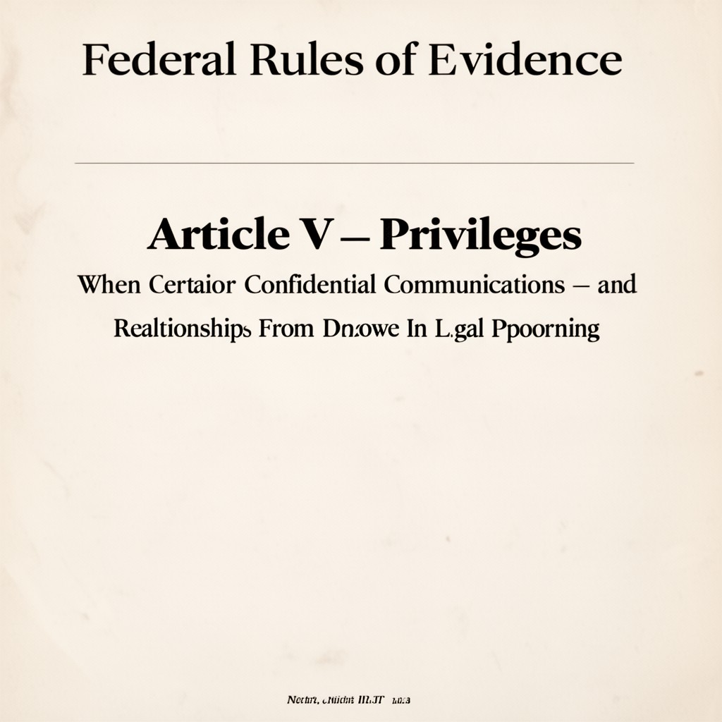 AI-generated illustration of Article V – Privileges