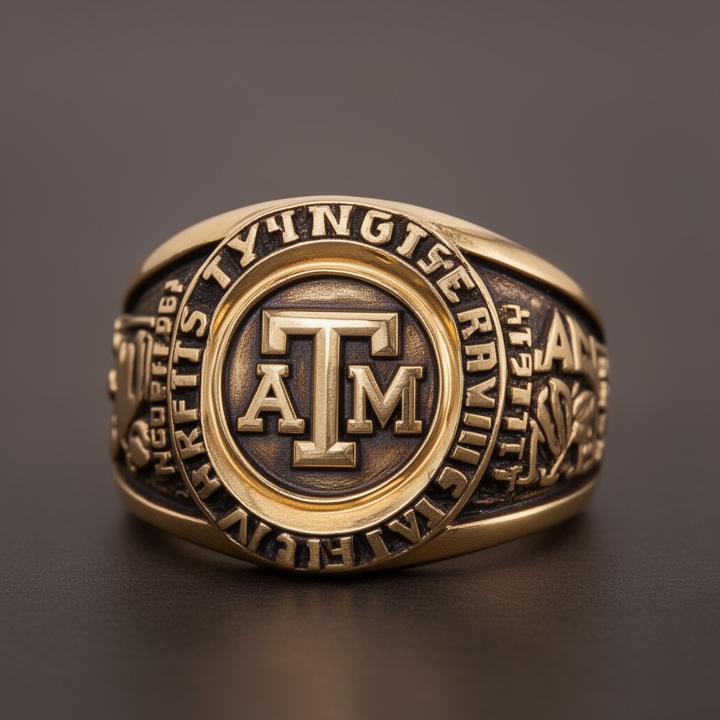 AI-generated illustration of Aggie Ring