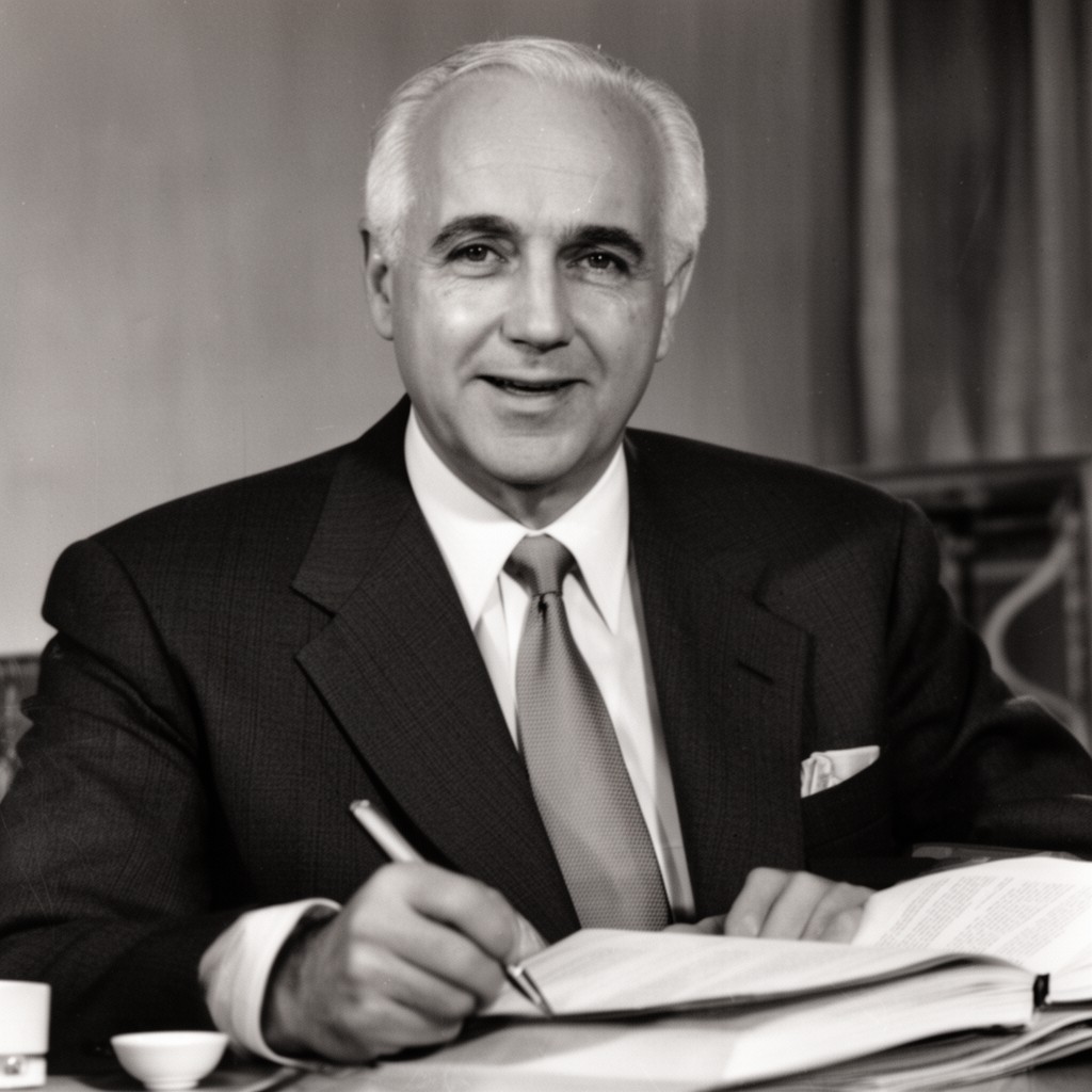 AI-generated illustration of Arthur J. Goldberg
