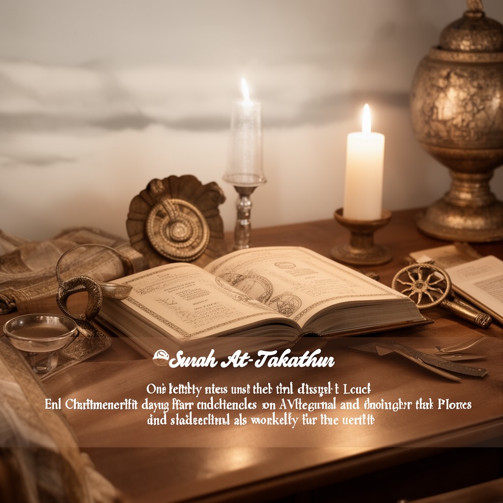 AI-generated illustration of Surah At-Takathur