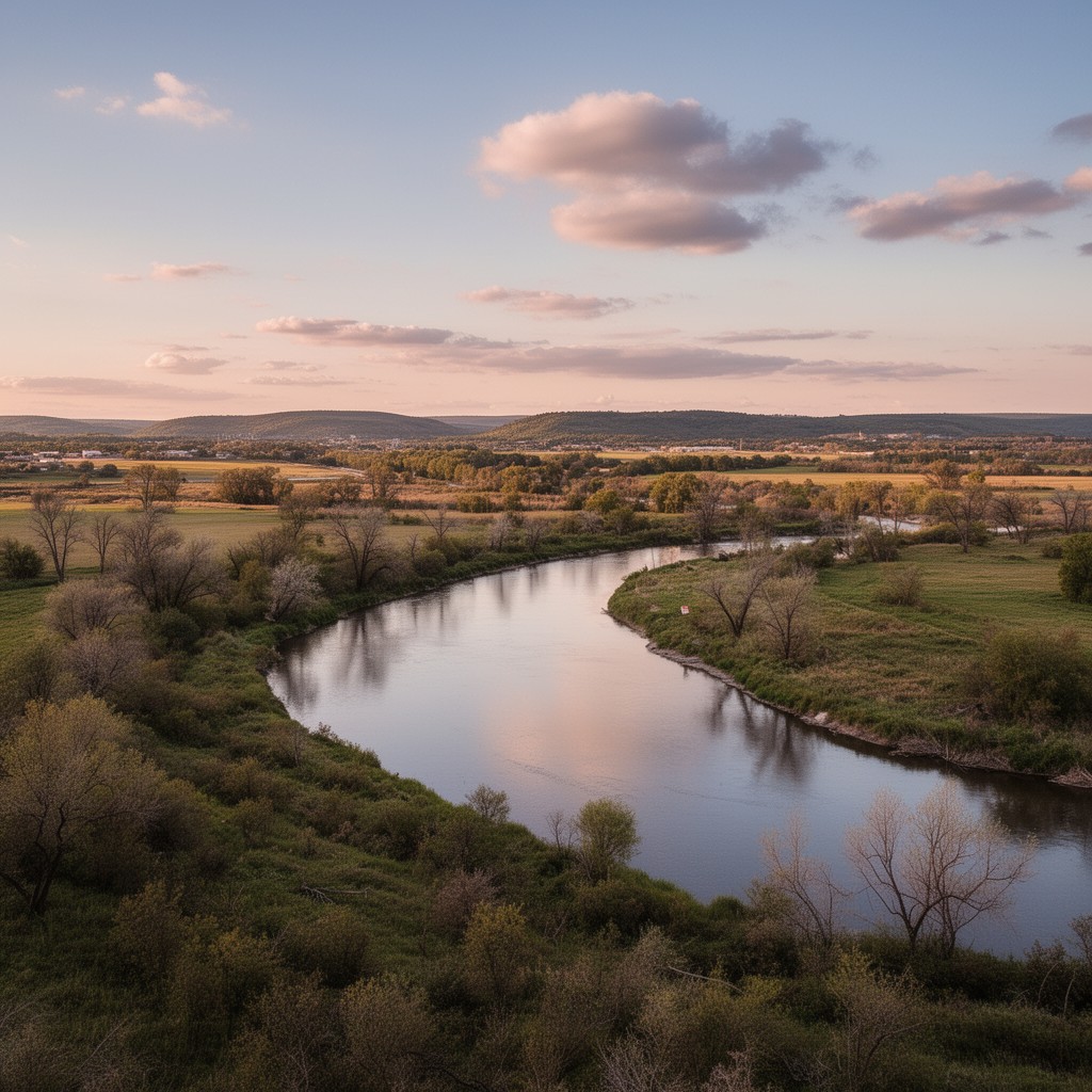 AI-generated illustration of Minnesota River