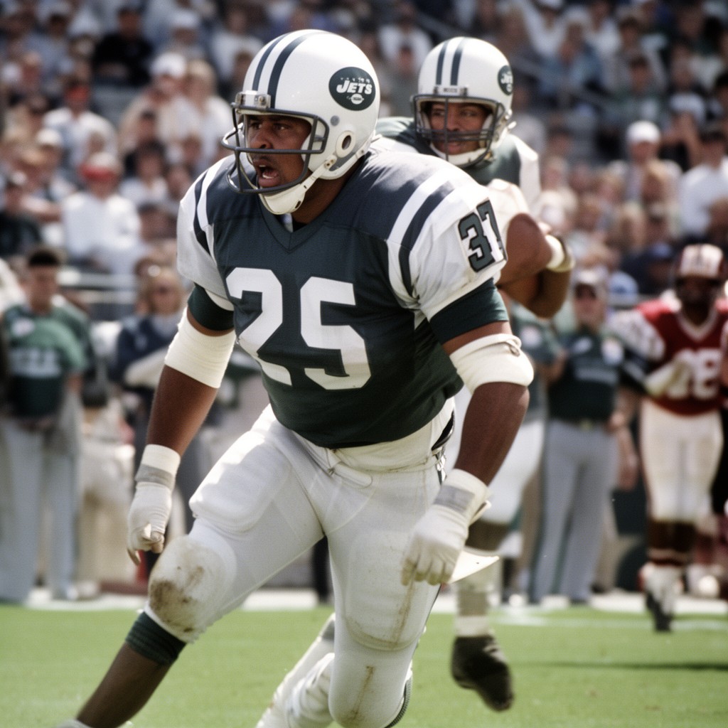 AI-generated illustration of Mark Gastineau