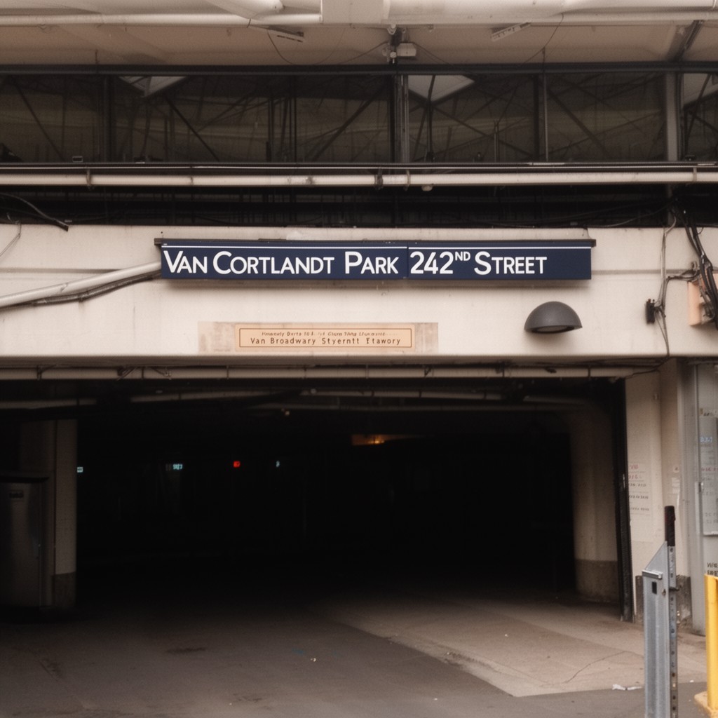 AI-generated illustration of Van Cortlandt Park–242nd Street