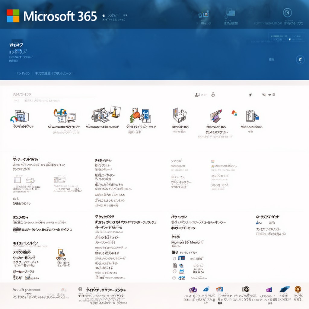 AI-generated illustration of Microsoft 365