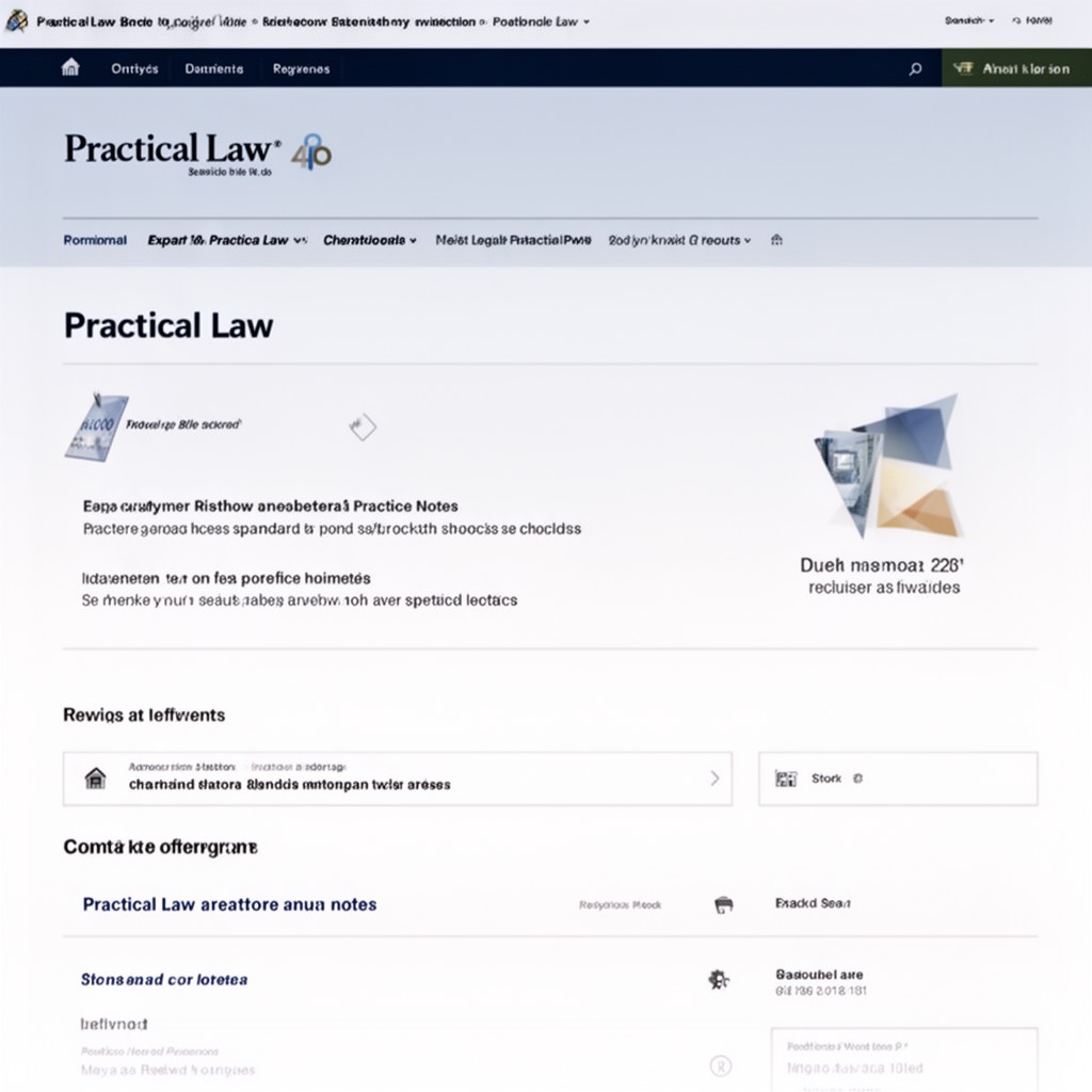 AI-generated illustration of Practical Law