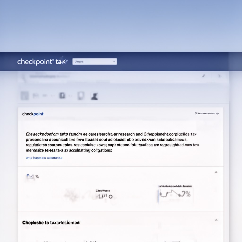 AI-generated illustration of Checkpoint tax platform