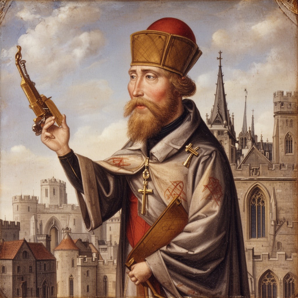 AI-generated illustration of Alexander, Bishop of Lincoln