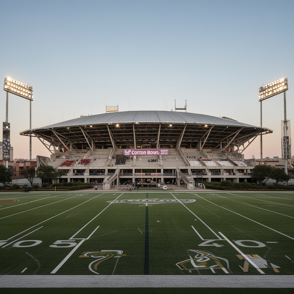 AI-generated illustration of Cotton Bowl
