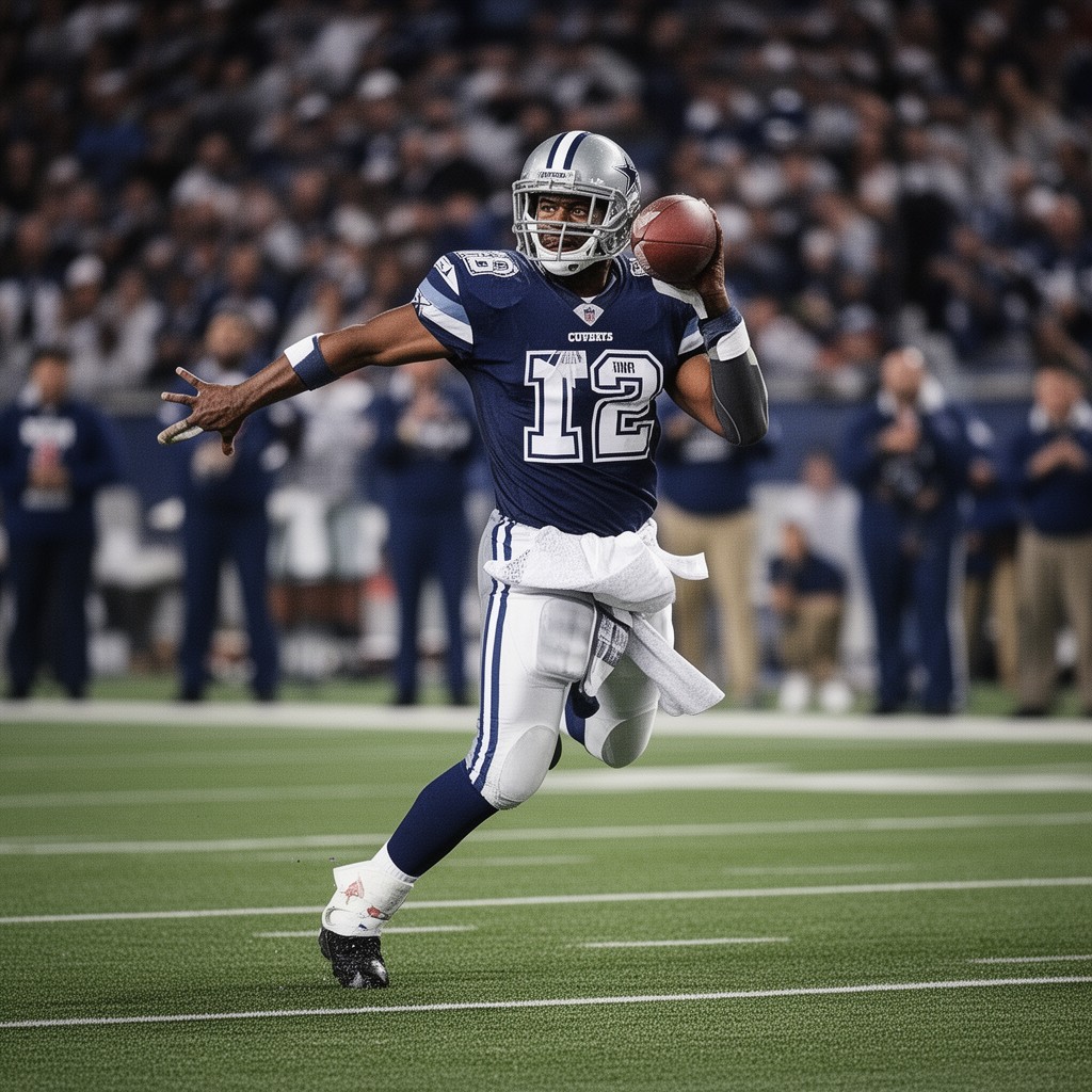 AI-generated illustration of Drew Pearson