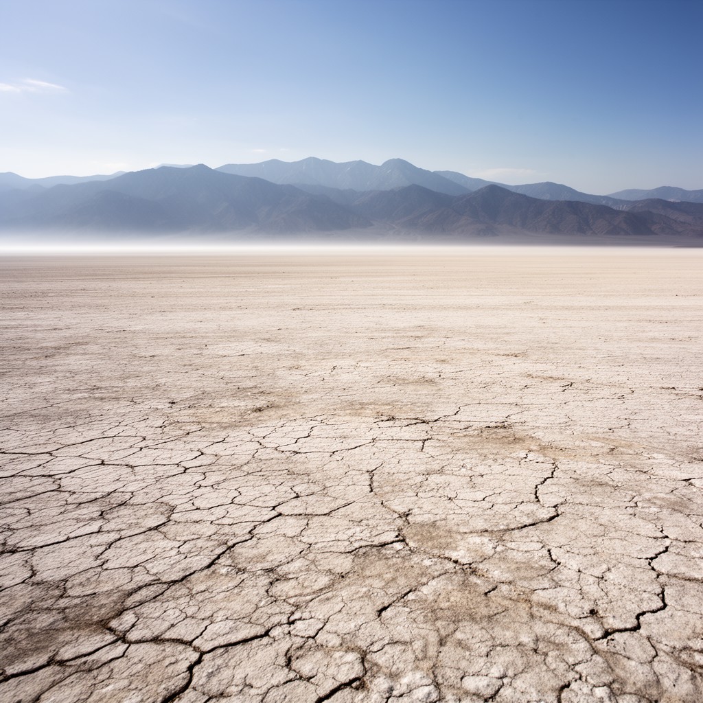 AI-generated illustration of Owens Lake