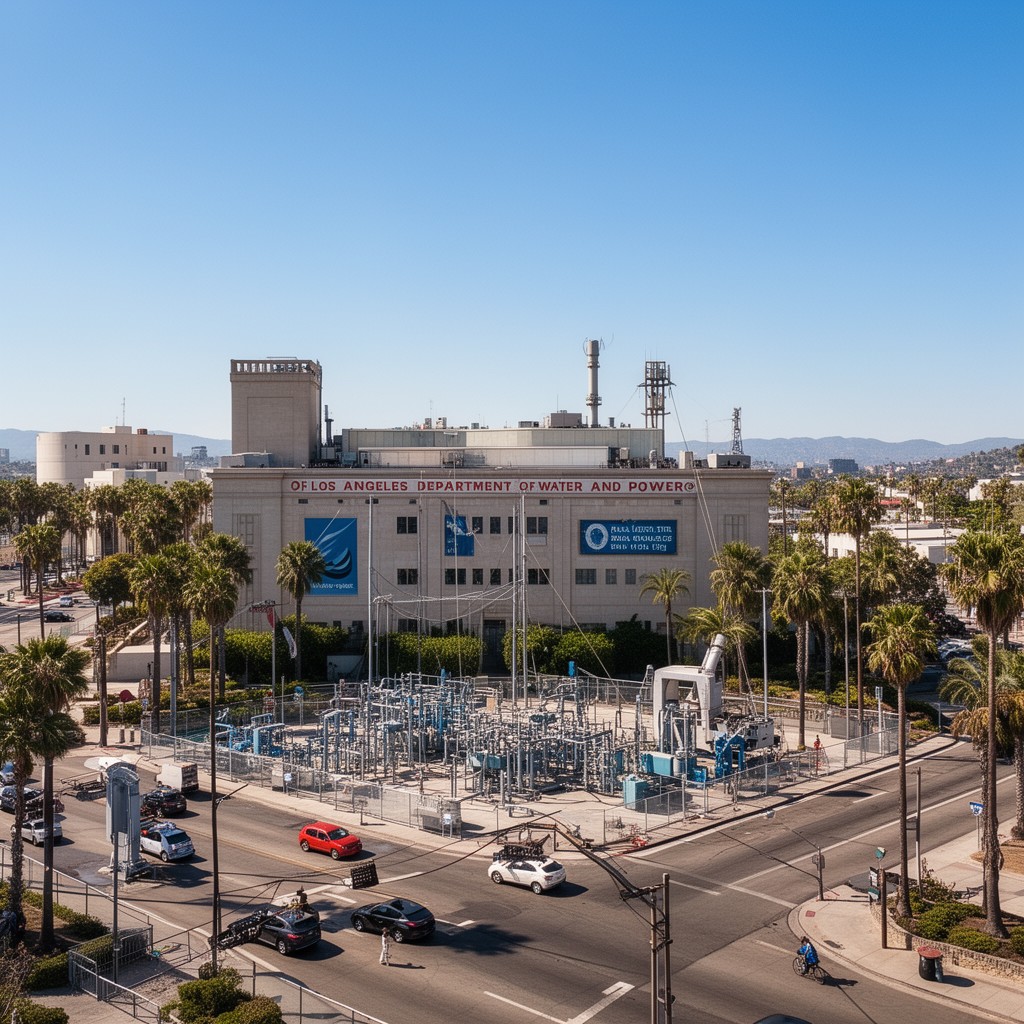 AI-generated illustration of Los Angeles Department of Water and Power
