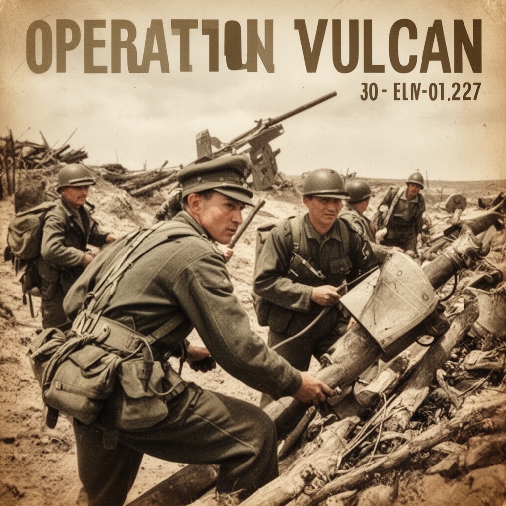 AI-generated illustration of Operation Vulcan
