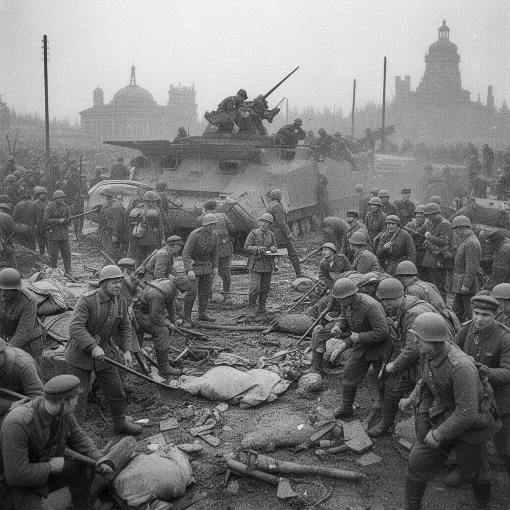 AI-generated illustration of Red Army Kalinin Front