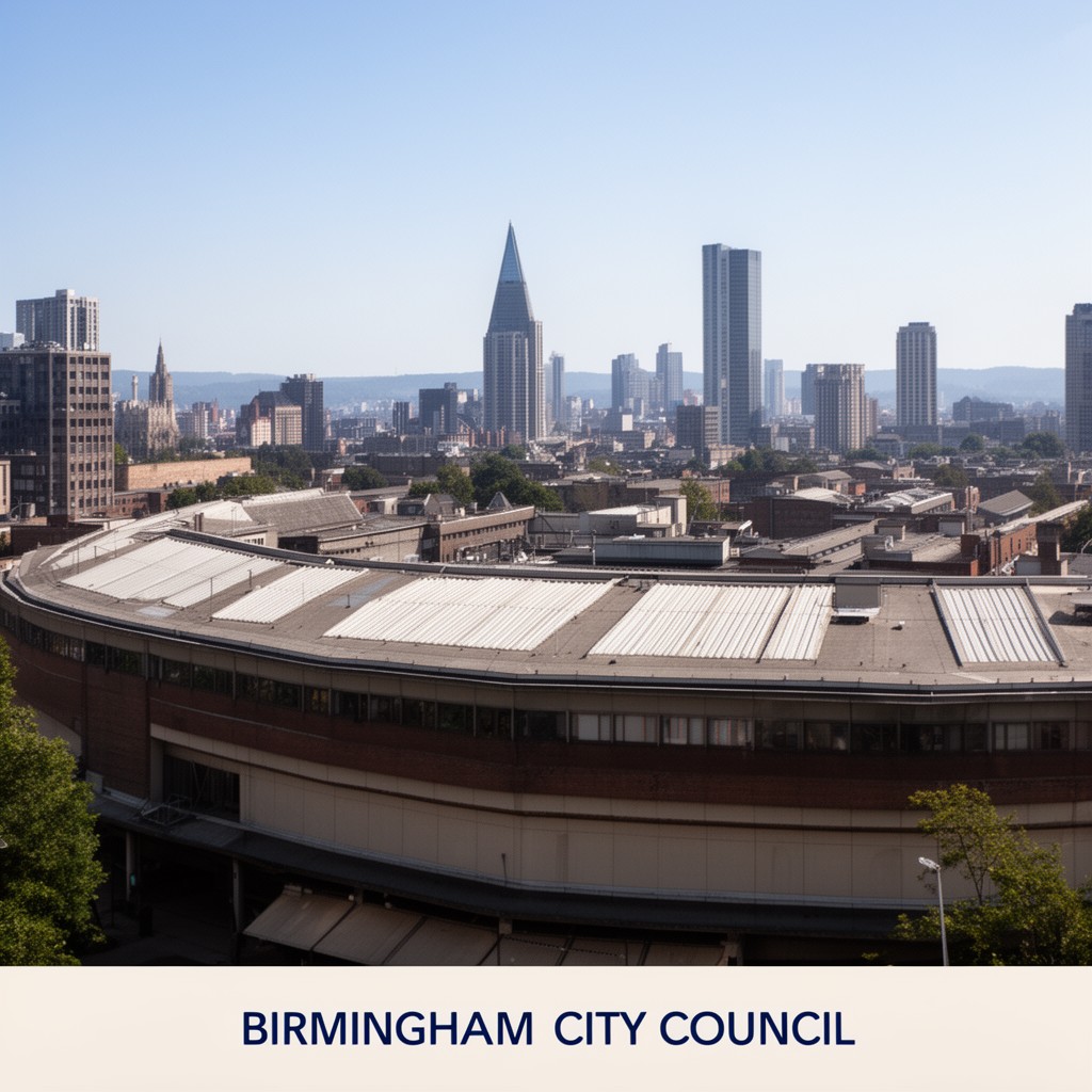 AI-generated illustration of Birmingham City Council