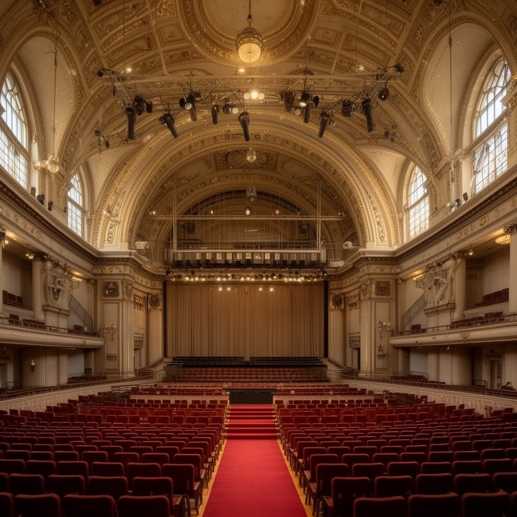AI-generated illustration of Symphony Hall