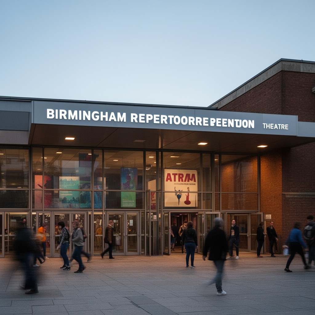 AI-generated illustration of Birmingham Repertory Theatre