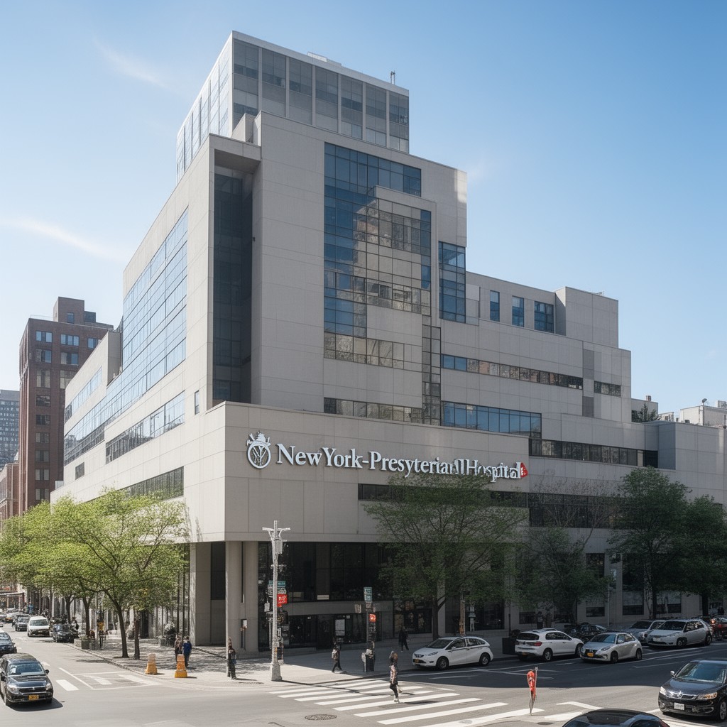 AI-generated illustration of NewYork-Presbyterian Hospital