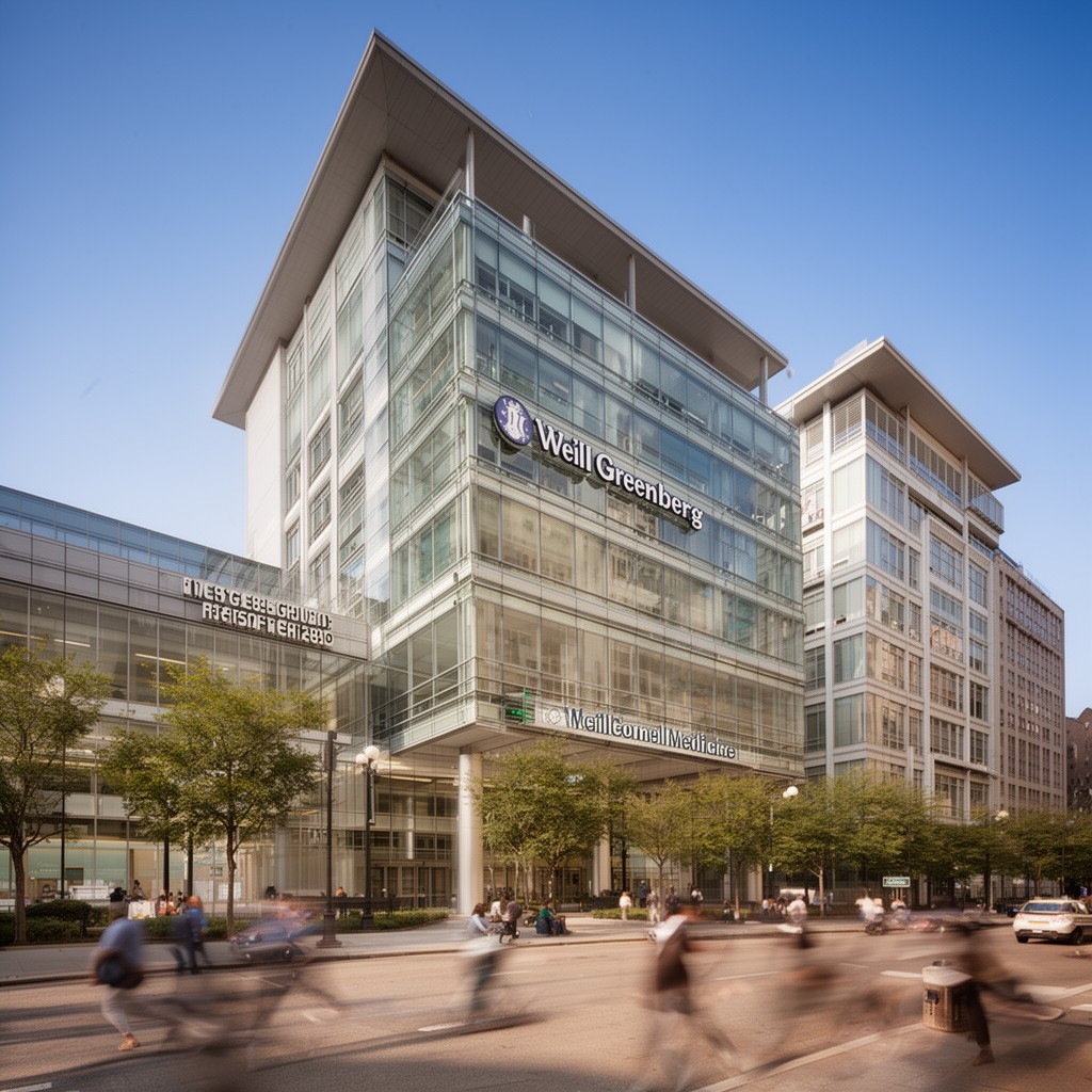 AI-generated illustration of Weill Greenberg Center