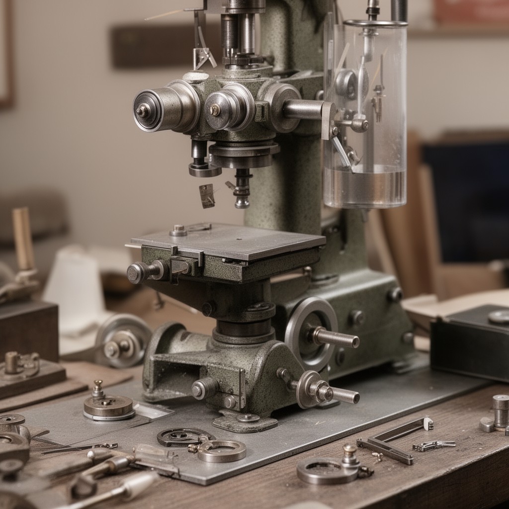 AI-generated illustration of Cambridge Scientific Instrument Company