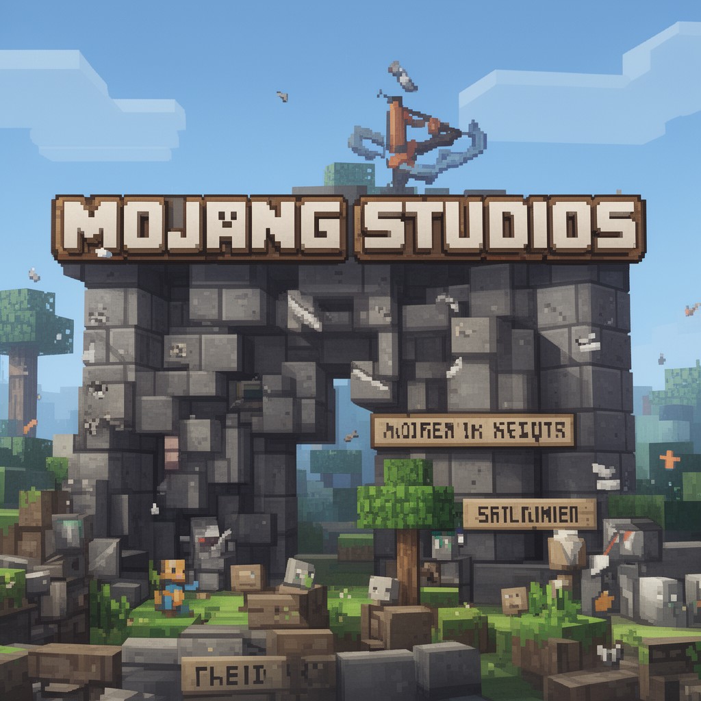 AI-generated illustration of Mojang Studios