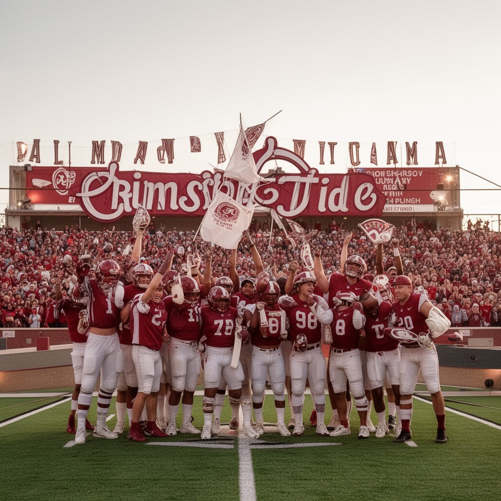 AI-generated illustration of Crimson Tide