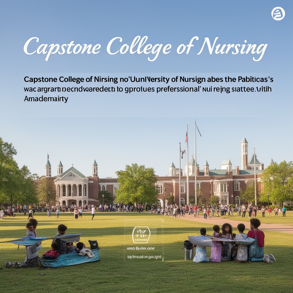 AI-generated illustration of Capstone College of Nursing