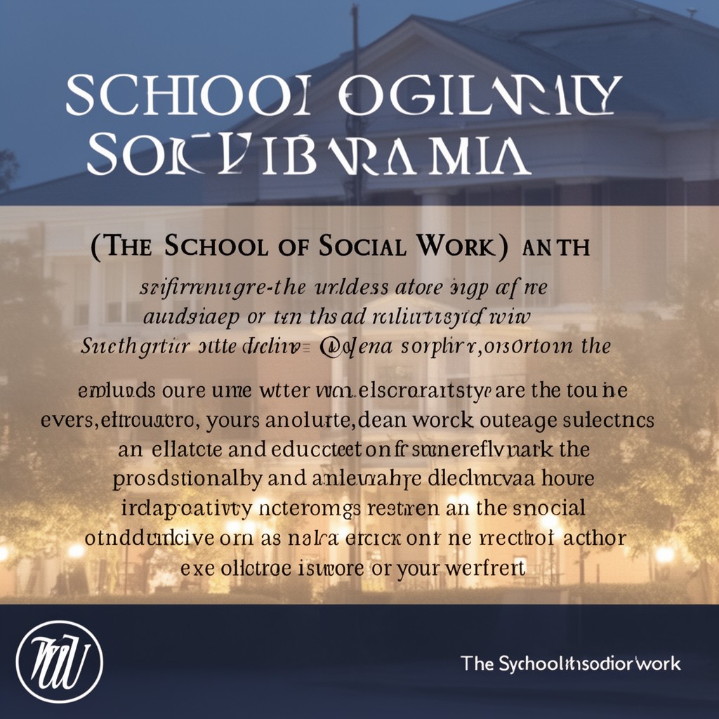 AI-generated illustration of School of Social Work