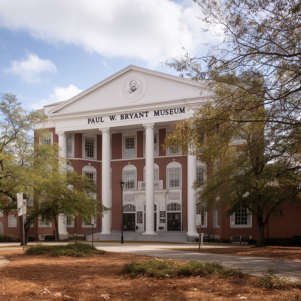 AI-generated illustration of Paul W. Bryant Museum
