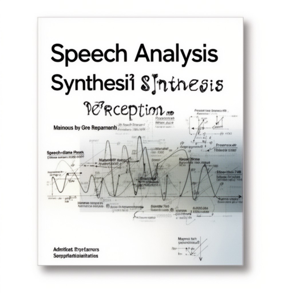 AI-generated illustration of Speech Analysis, Synthesis and Perception