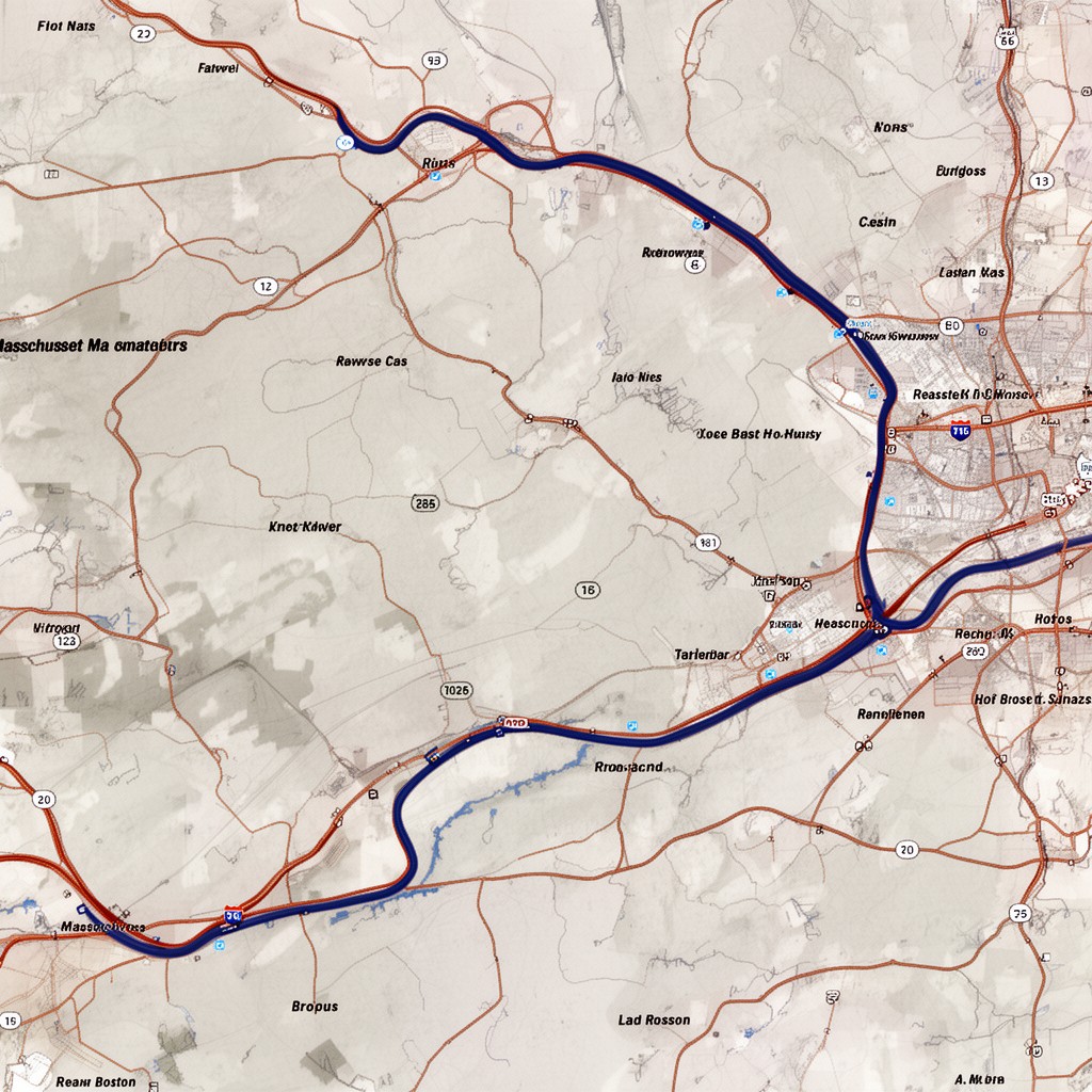 AI-generated illustration of Route 16