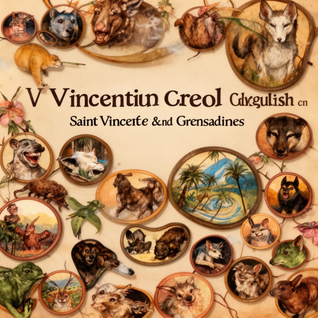 AI-generated illustration of Vincentian Creole English