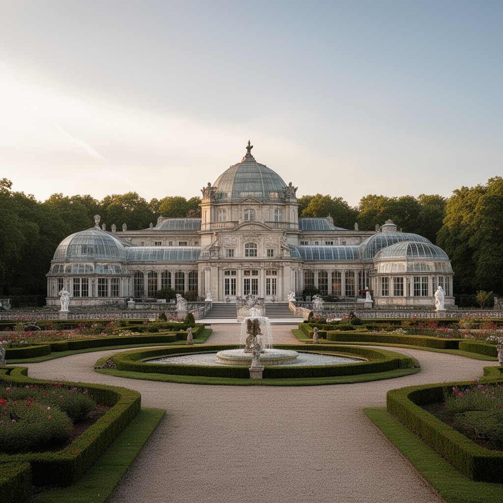 AI-generated illustration of Orangery Palace
