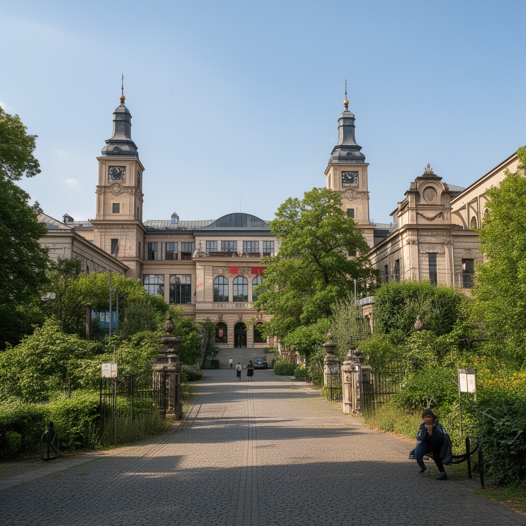 AI-generated illustration of Babelsberg Film Studio