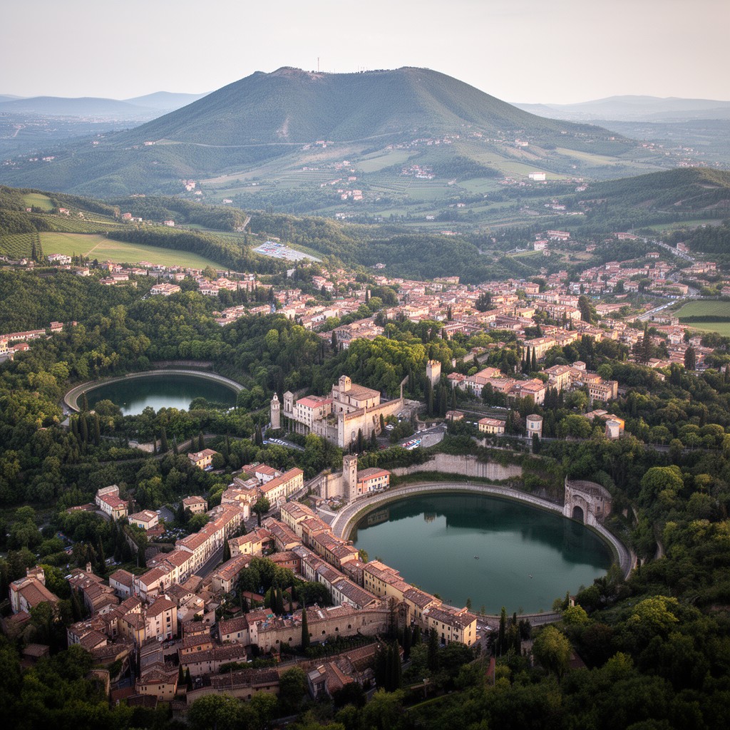 AI-generated illustration of Alban Hills