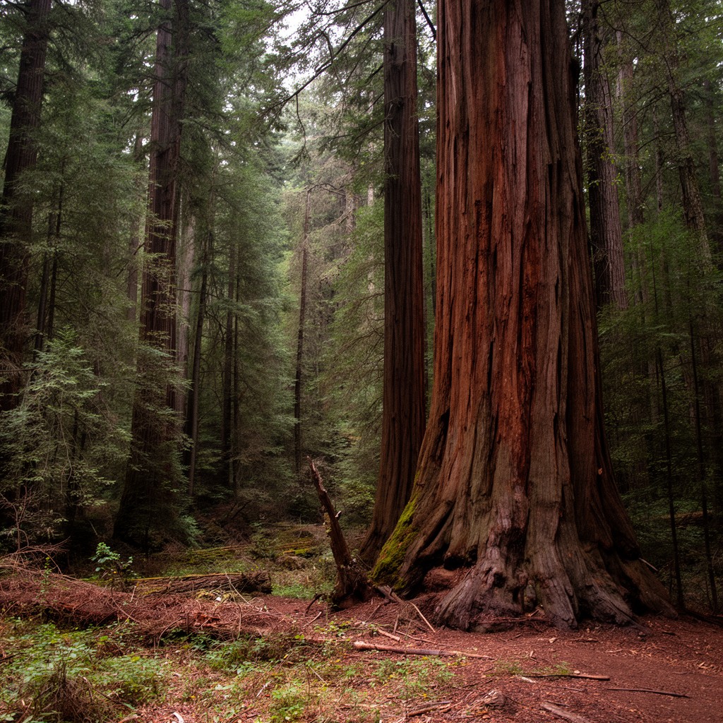 AI-generated illustration of Redwood National and State Parks