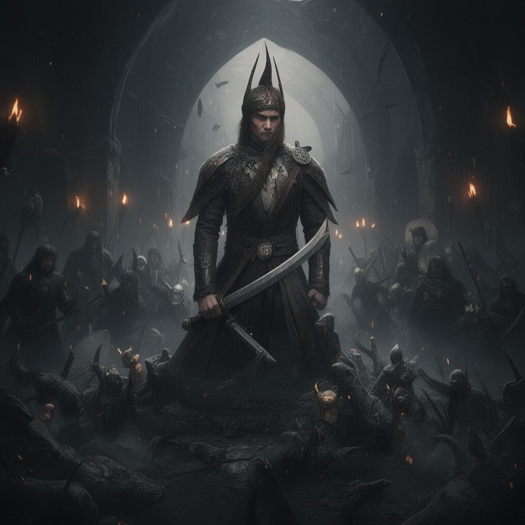 AI-generated illustration of Game of Thrones season 8
