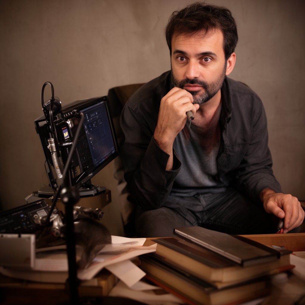 AI-generated illustration of Raúl Dávalos