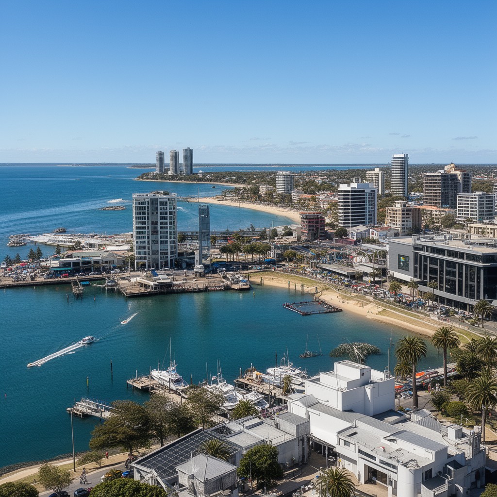 AI-generated illustration of Southport