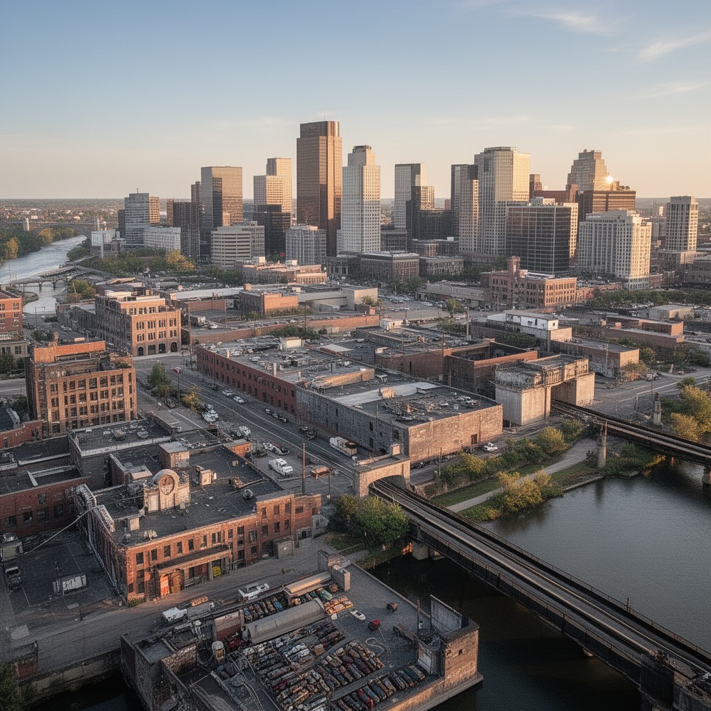 AI-generated illustration of Joliet, Illinois
