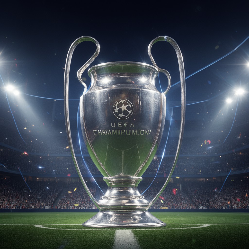 AI-generated illustration of UEFA Champions League