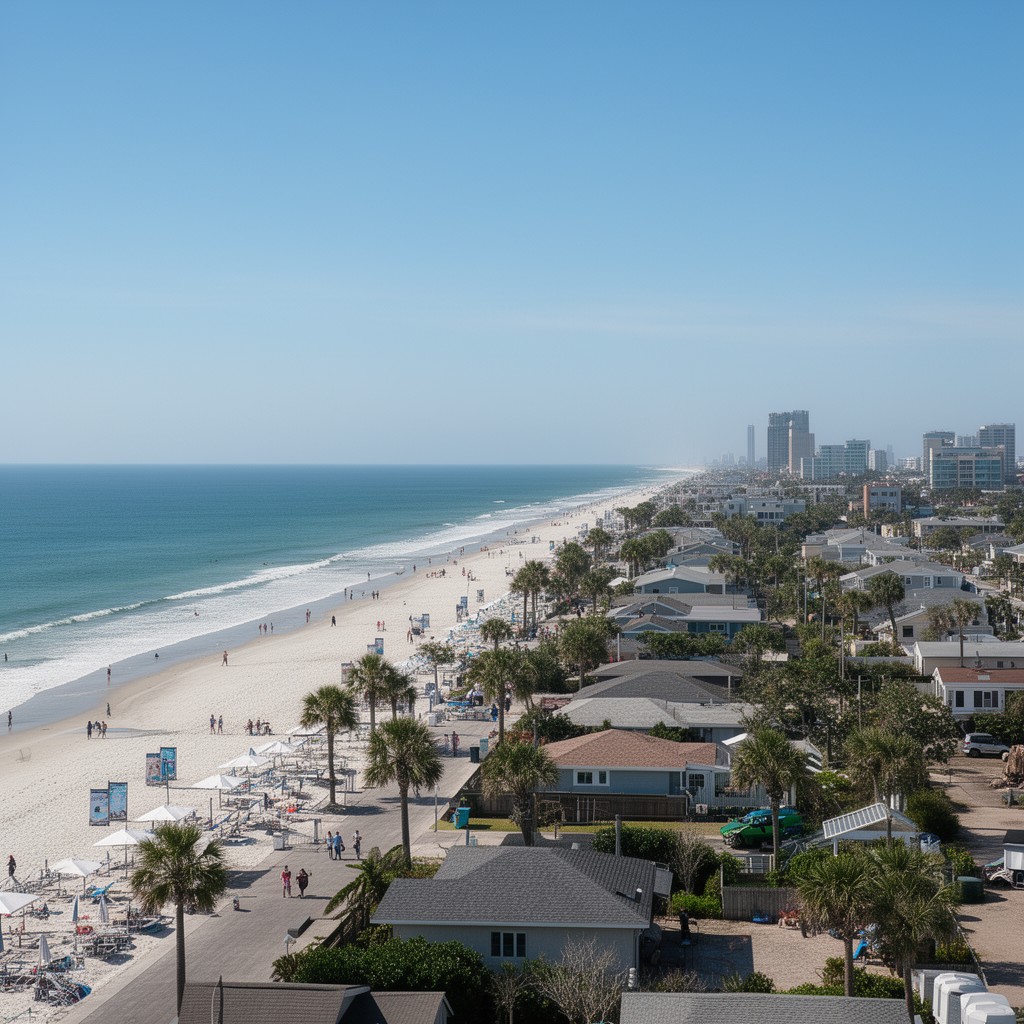 AI-generated illustration of Atlantic Beach, Florida