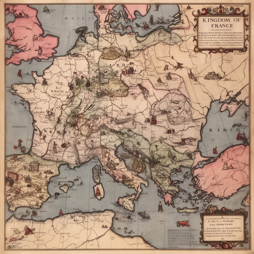 AI-generated illustration of Kingdom of France