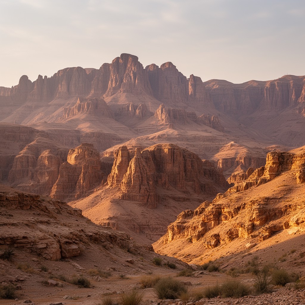 AI-generated illustration of Moab Mountains