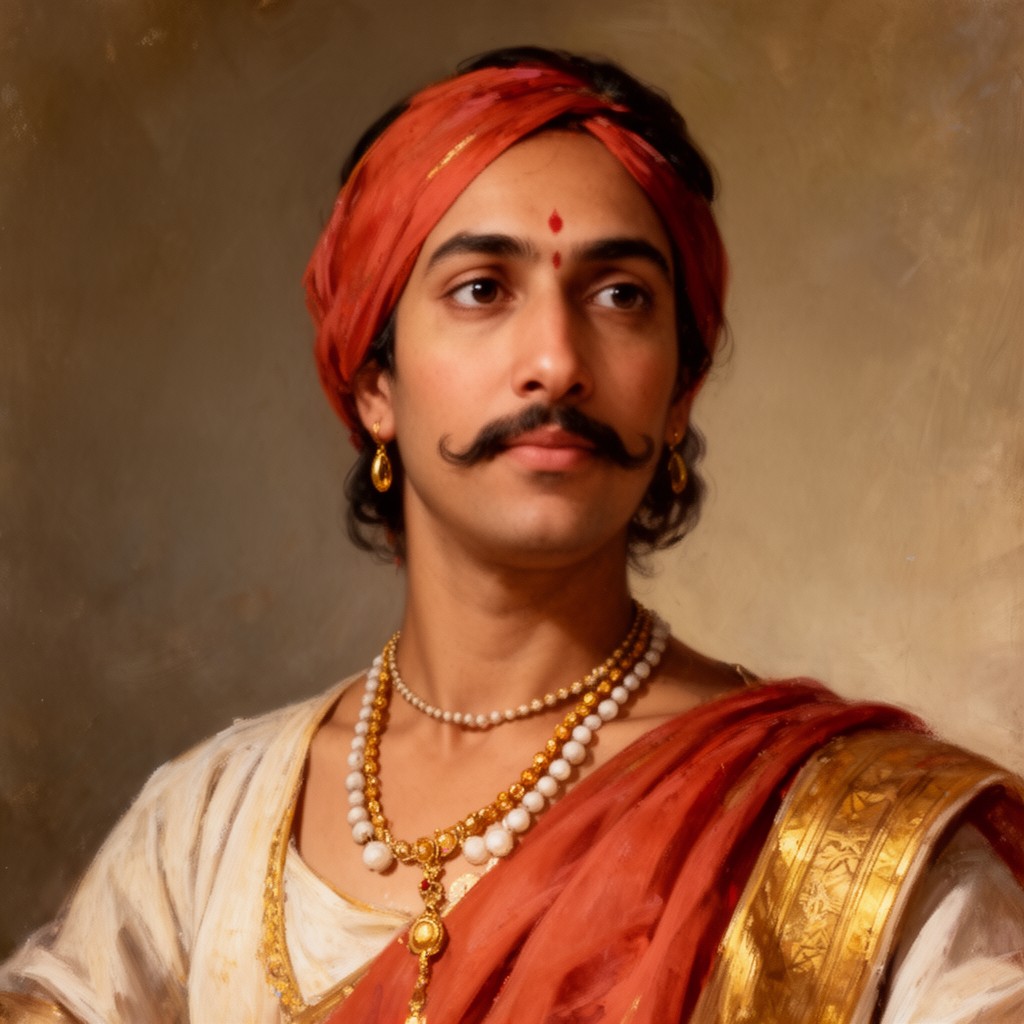AI-generated illustration of Damodar Rao