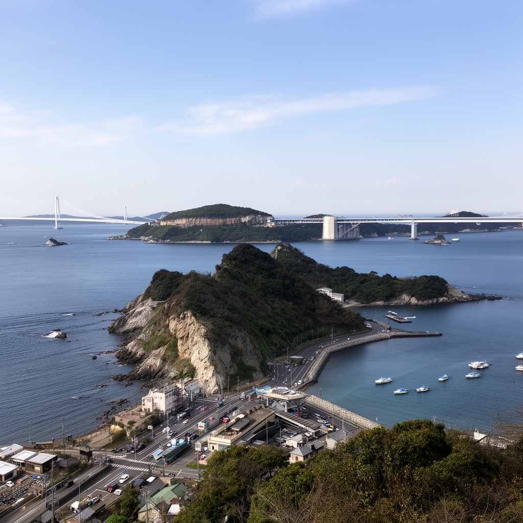 AI-generated illustration of Tsushima Island