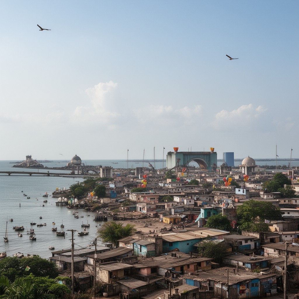 AI-generated illustration of Cotonou