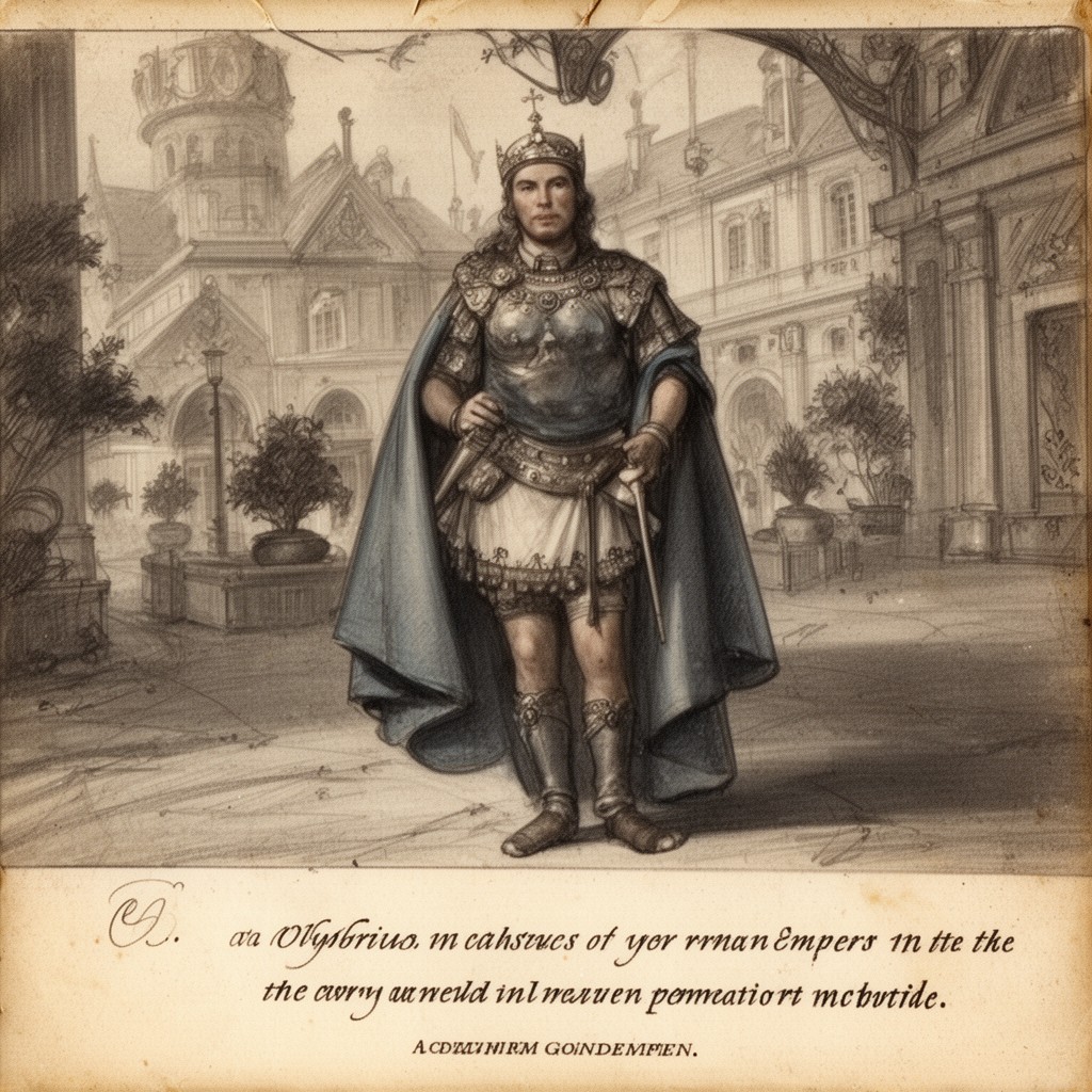AI-generated illustration of Olybrius