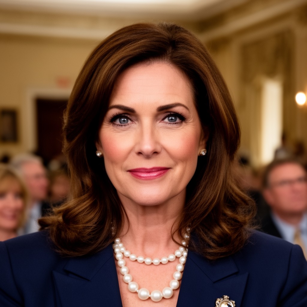 AI-generated illustration of Selina Meyer
